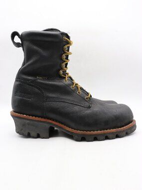 Rocky 6544 GTX Logger Boots Men 10 W Steel Toe Black Leather Gore-Tex Waterproof Gore Tex Rocky Square Toe Work Boots Rocky Boots: Men main image 2